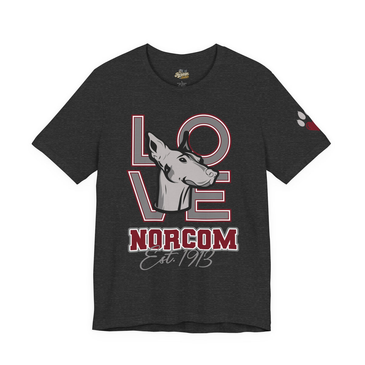 LOVE Norcom Dog T‑Shirt — Established 1913 Dog Lover Tee