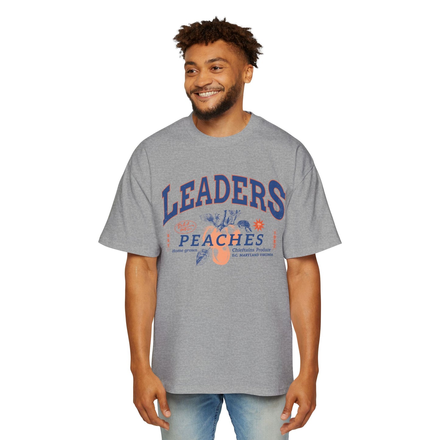 Leaders Peaches Graphic Tee — Vintage Collegiate Men’s T-Shirt