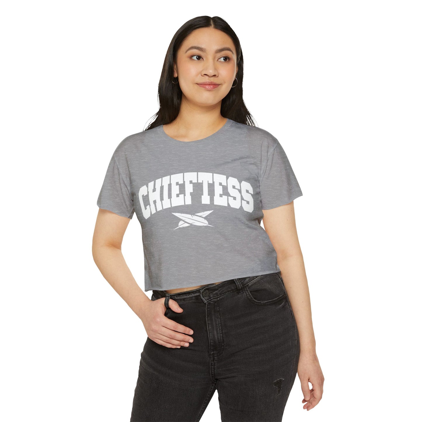 Crop Top “Chieftess 37” — Athletic Festival Crop for Women