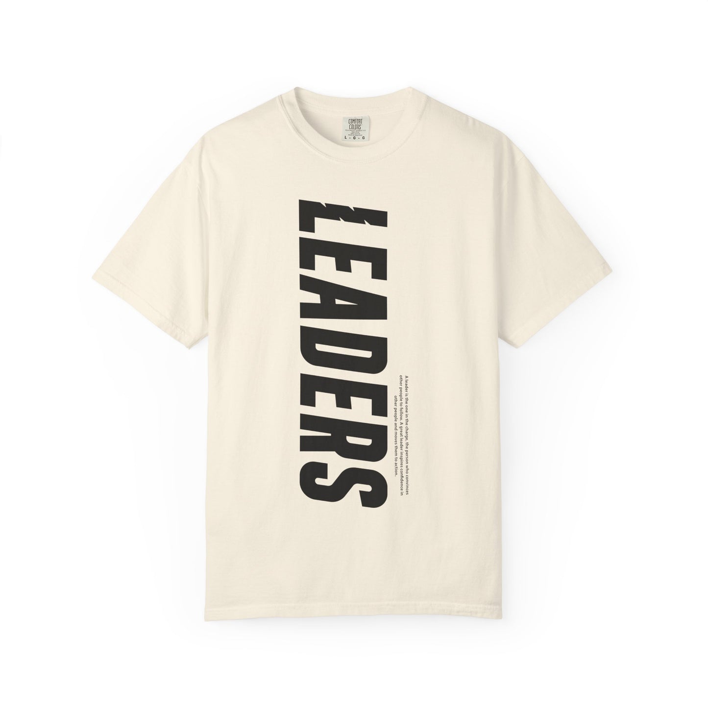 Leaders Vertical Text T-Shirt