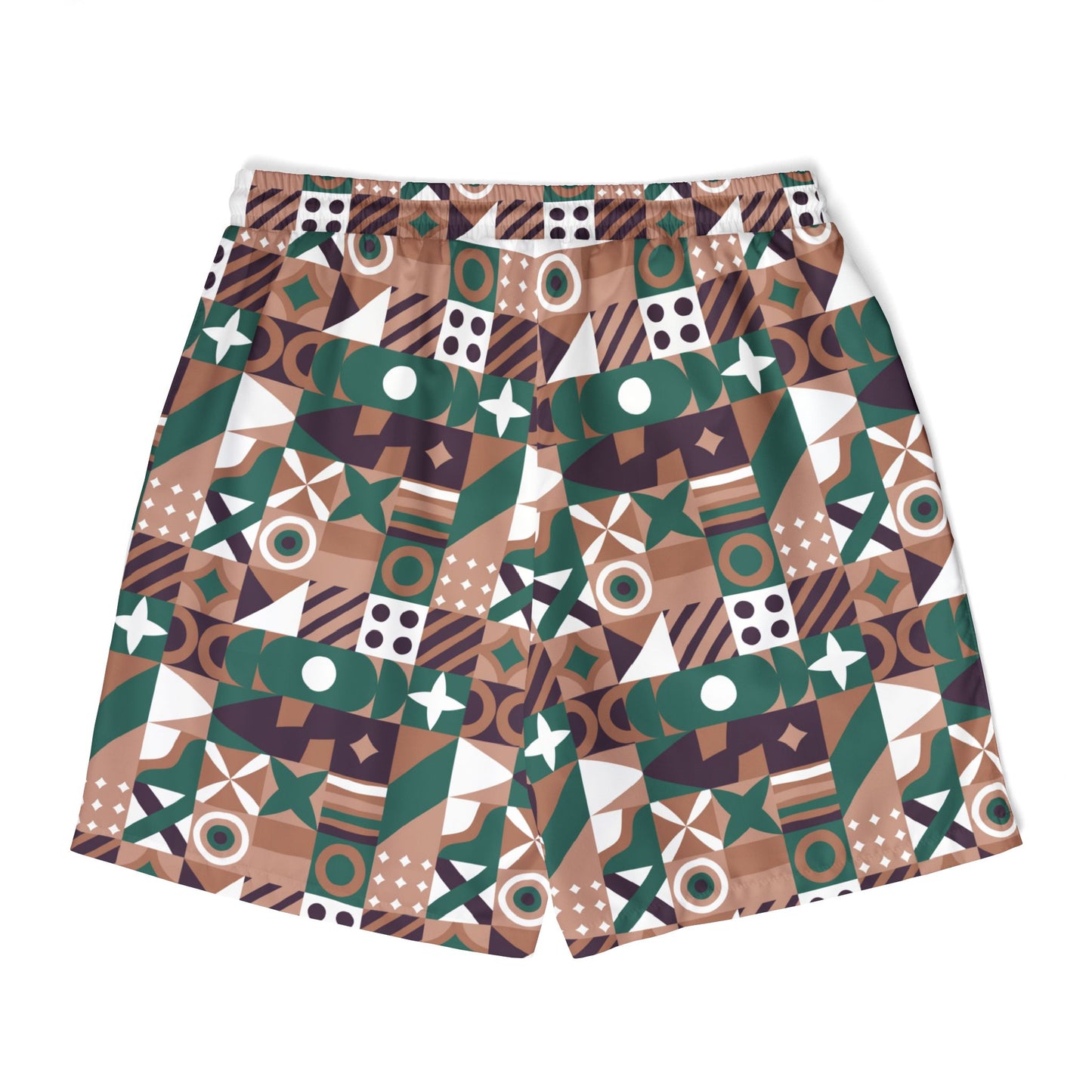 Stylish Unisex Swim Shorts - Tribe Pattern