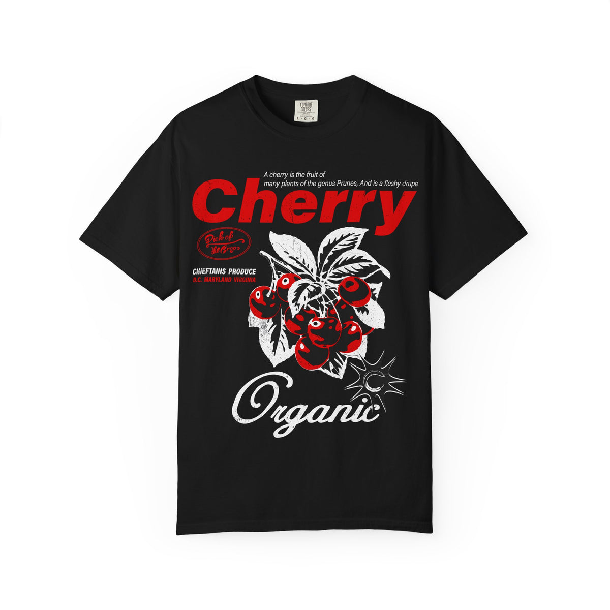 Cherry Organic Graphic T-Shirt