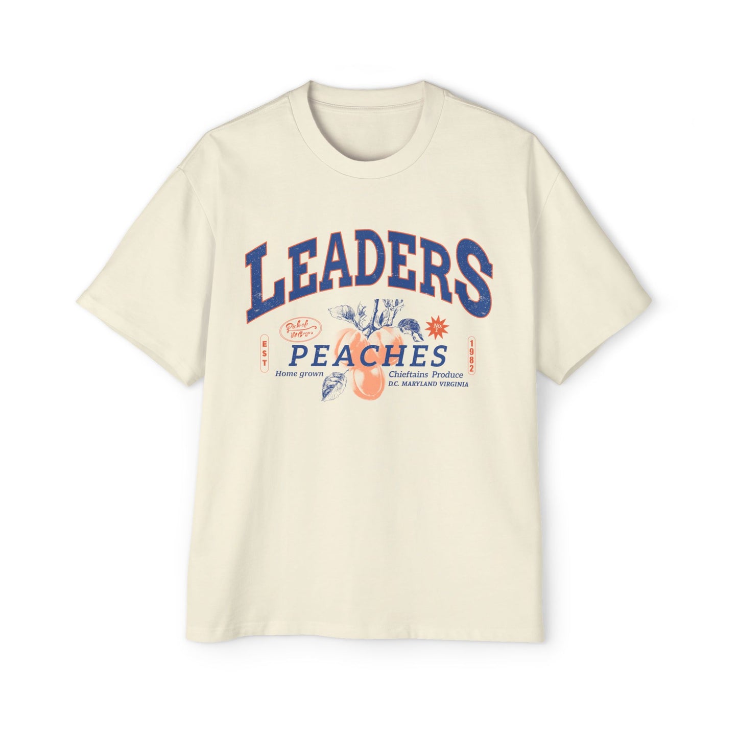 Leaders Peaches Graphic Tee — Vintage Collegiate Men’s T-Shirt