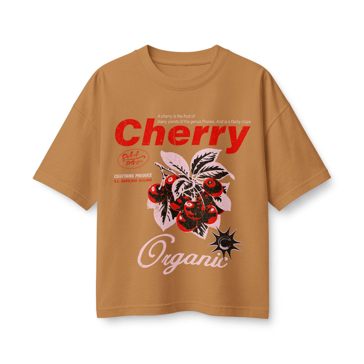 Women's Cherry Organic Pick of the Crops  T-Shirt