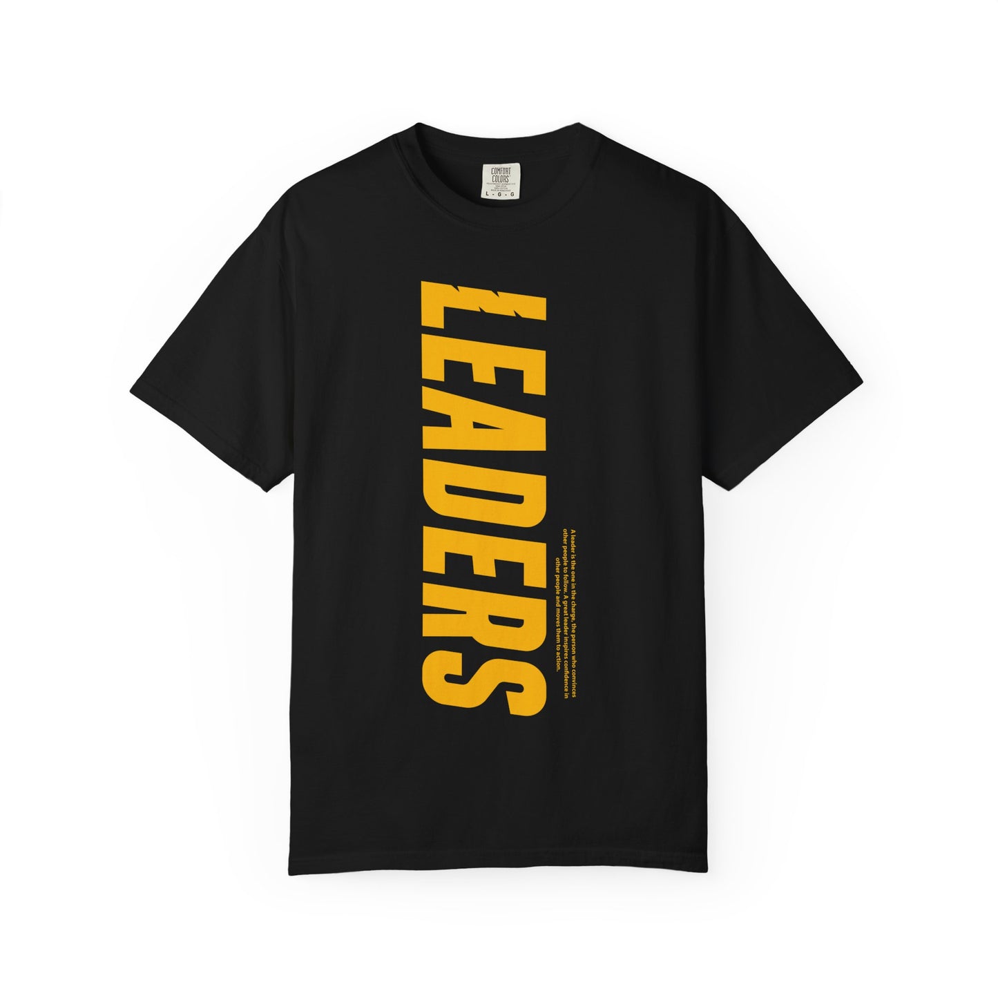 Leaders Vertical Text T-Shirt