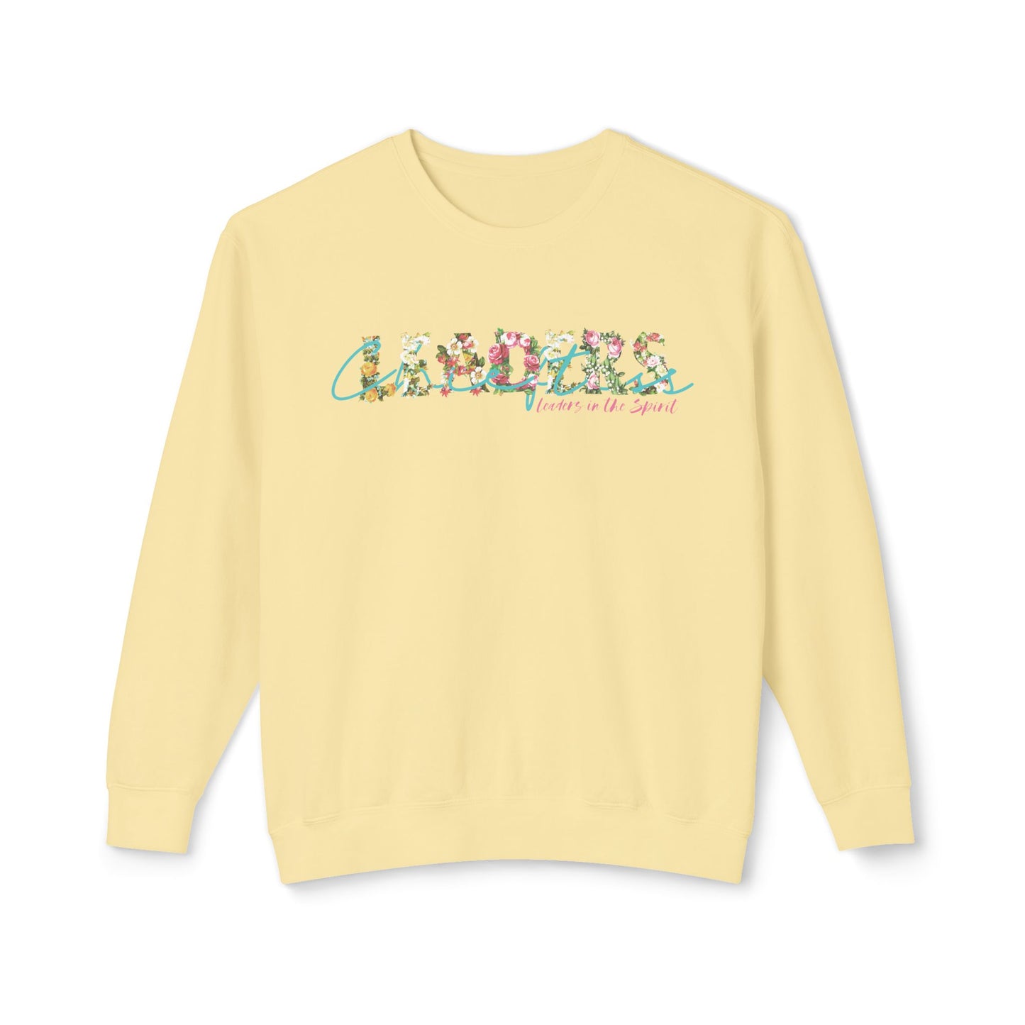 Floral Lightweight Crewneck Sweatshirt