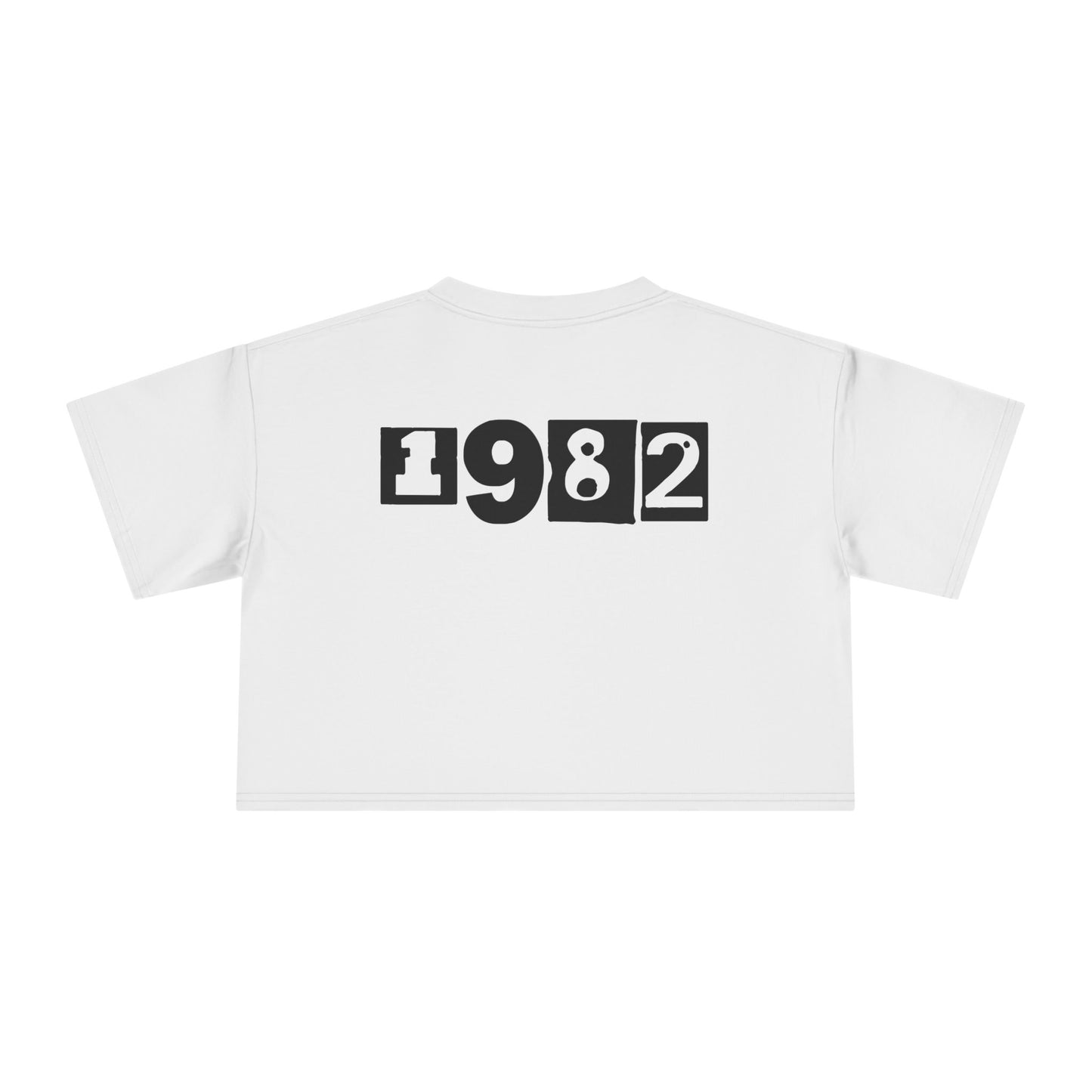 Crop Tee — Rustic Tribal Graphic "Crafted From the Ashes"