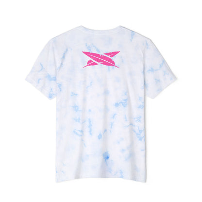 Tie-Dye T-Shirt — "FOLLOW THE LEADERS" Pink Graphic Crewneck