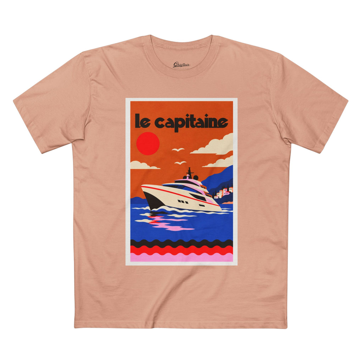 Le Capitaine Yacht Sunset Graphic T-Shirt