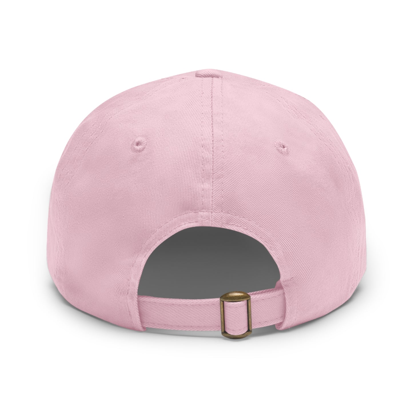 Follow the Leaders Dad Hat with Leather Patch - Stylish White Cap for Trendsetters