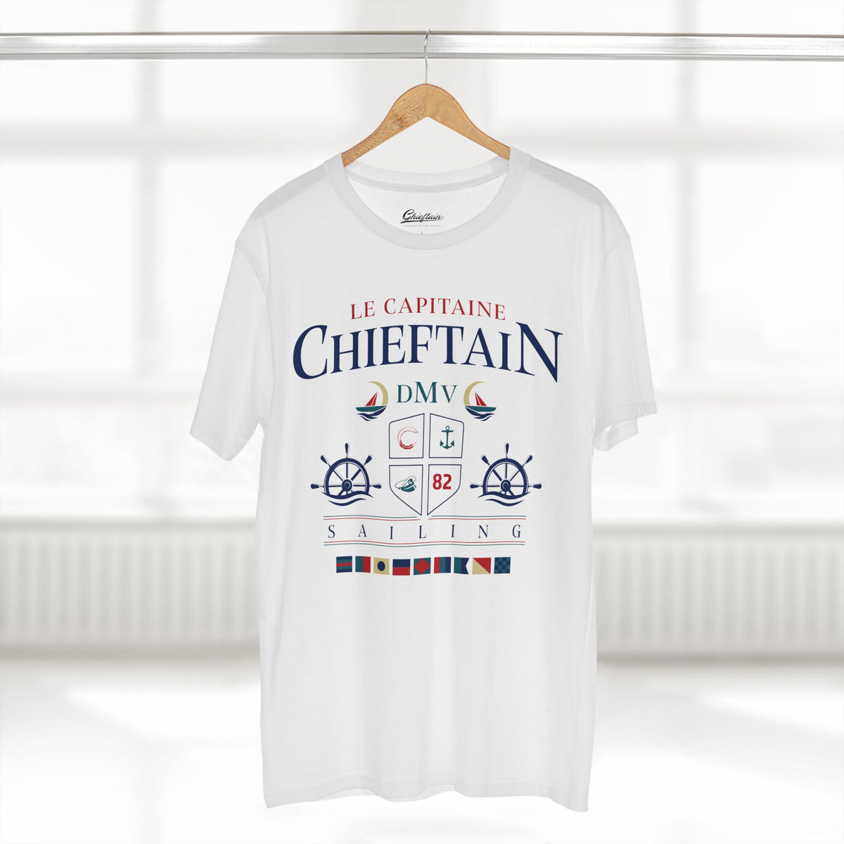 Chieftain Sailing T-Shirt — Le Capitaine Nautical Crew Tee