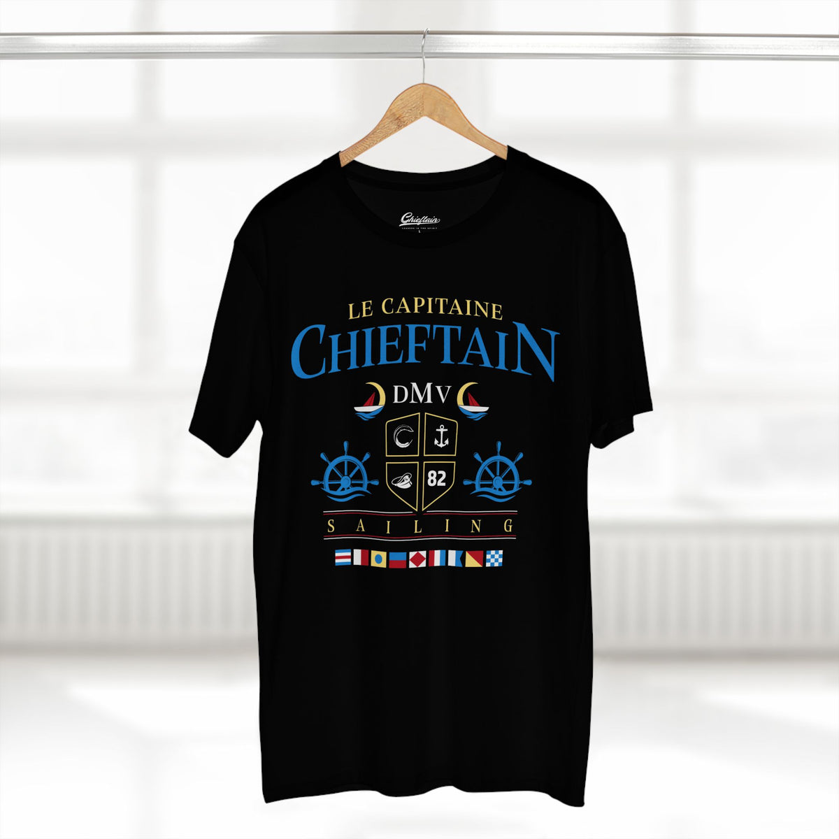 Chieftain Sailing T-Shirt — Le Capitaine Nautical Crew Tee