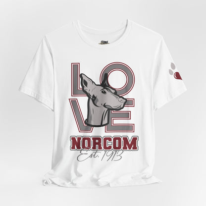 LOVE Norcom Dog T‑Shirt — Established 1913 Dog Lover Tee