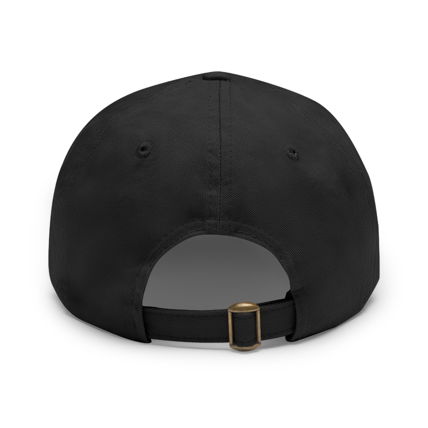 Follow the Leaders Dad Hat with Leather Patch - Stylish White Cap for Trendsetters
