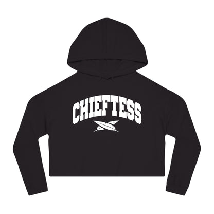 Women's Casual Cross feathers leaders Cropped Hoodie