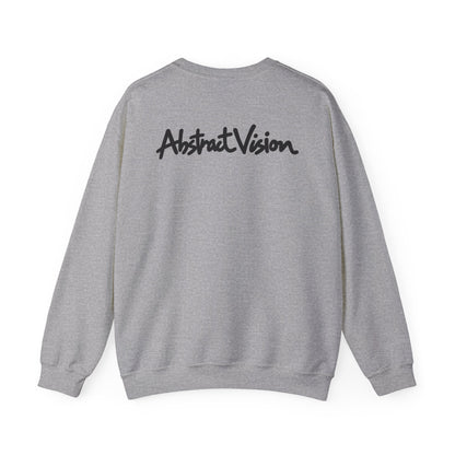 Abstract Vision Graphic Crewneck Sweatshirt