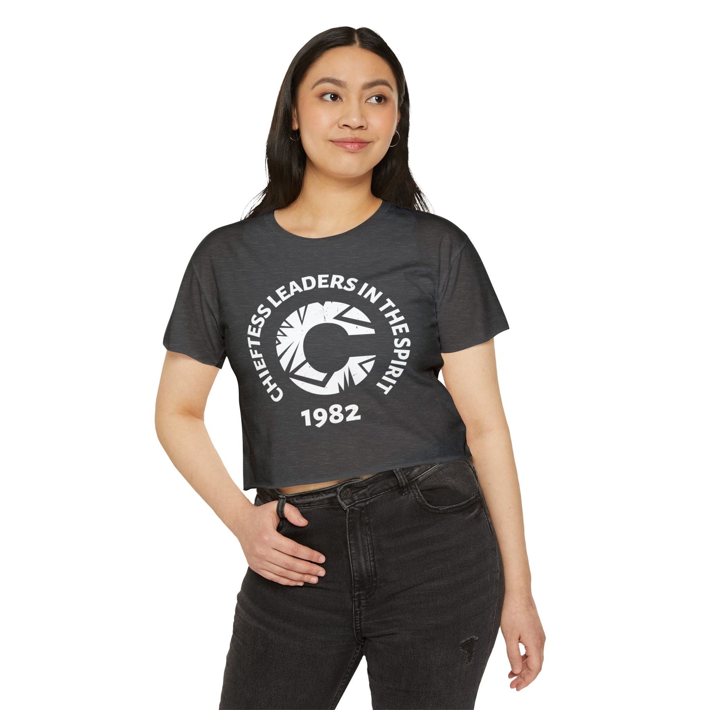 Crop Top — "Chieftess Leaders in the Spirit 1982" Festival Graphic