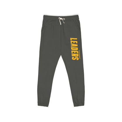 Leaders Vertical Logo Sweatpants — Garment-Dyed Fleece Joggers