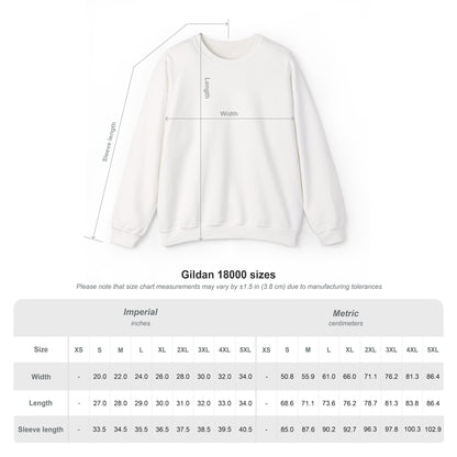 Abstract Vision Graphic Crewneck Sweatshirt