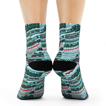 Crew  Abstract Leader Sock