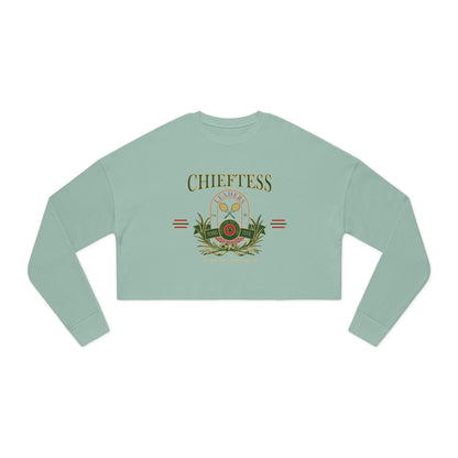 Chieftess Women's Cropped Sweatshirt Tennis Club