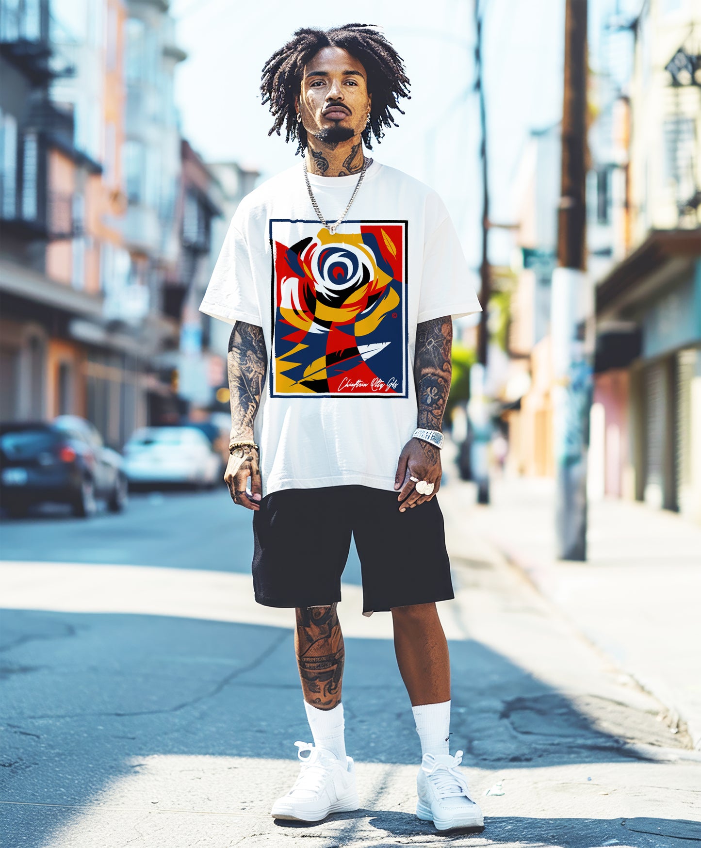 Chief Rose Abstract Tee