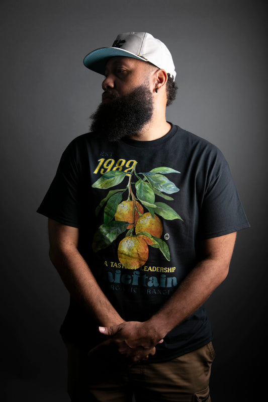 Men's Heavy Oversized Organic Orange Tee