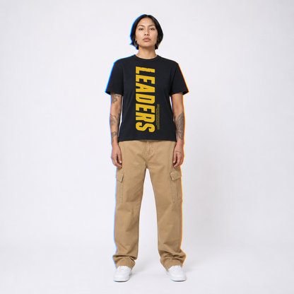 Leaders Vertical Text T-Shirt