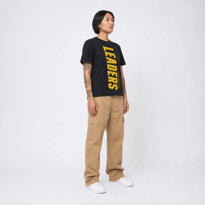 Leaders Vertical Text T-Shirt