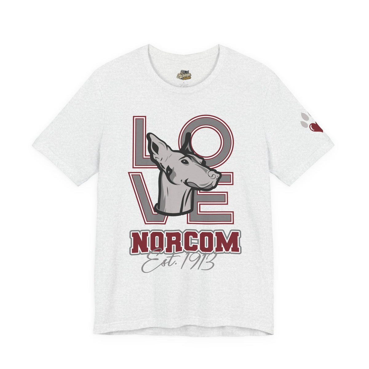 LOVE Norcom Dog T‑Shirt — Established 1913 Dog Lover Tee