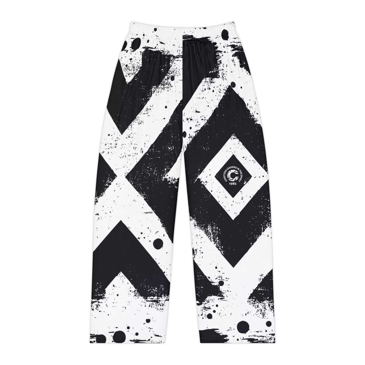 Black & White Pattern Lounge Pants — Women's Printed Sleepwear