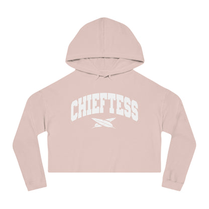 Women's Casual Cross feathers leaders Cropped Hoodie