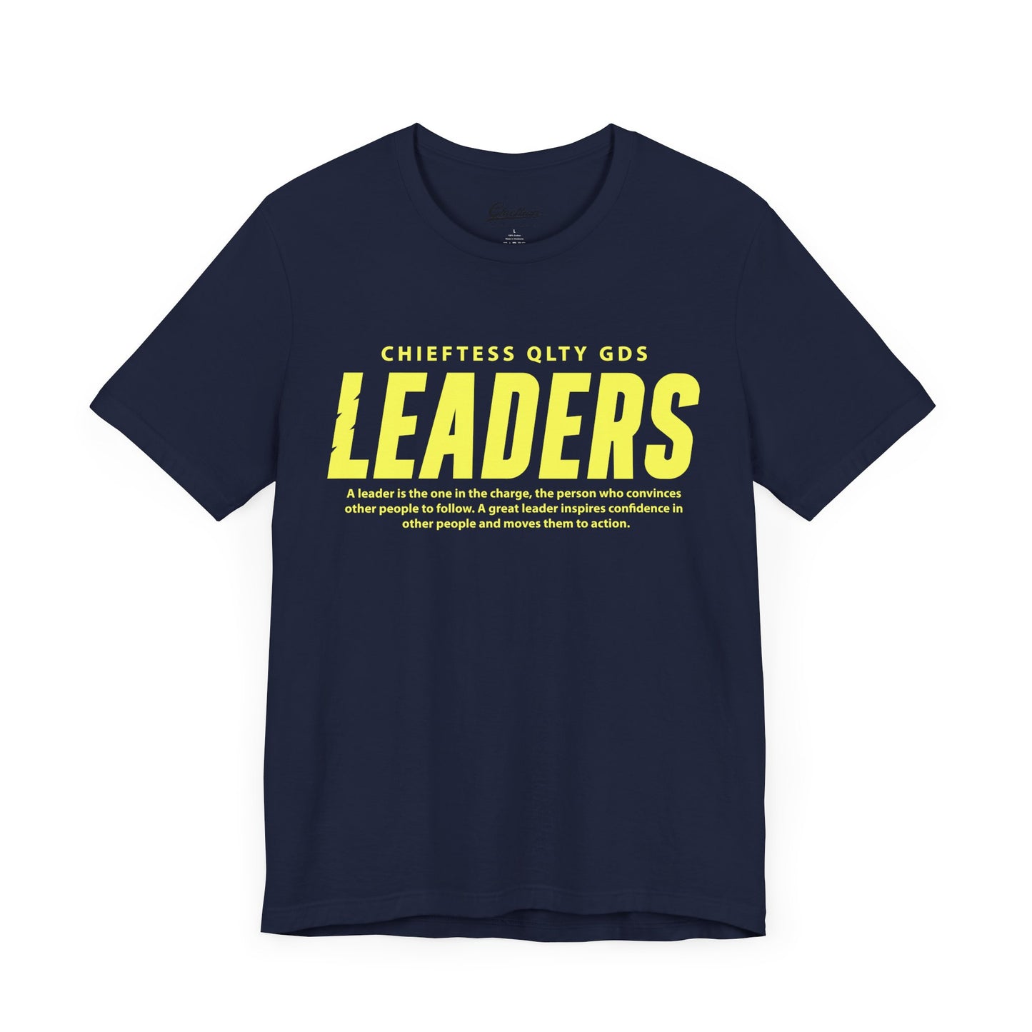 Leaders Unisex Jersey Tee - Empowering Green Tee for Leadership