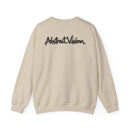Abstract Vision Graphic Crewneck Sweatshirt