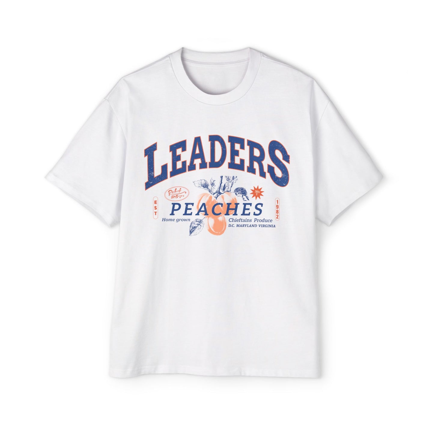Leaders Peaches Graphic Tee — Vintage Collegiate Men’s T-Shirt