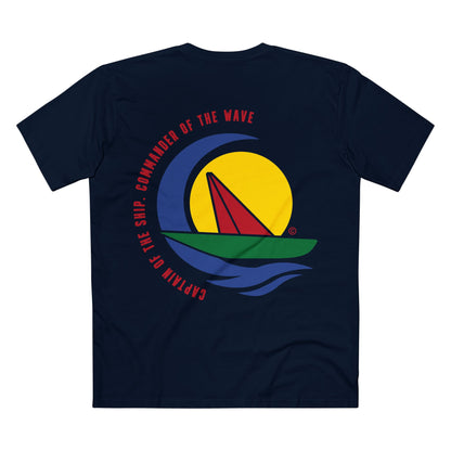 Chieftain Sailing Tee — Captain of the Ship Nautical Graphic T‑Shirt