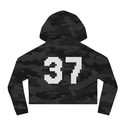 Women's Casual Cross feathers leaders Cropped Hoodie