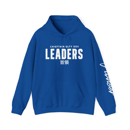 Leaders Hoodie – Bold Streetwear Pullover with 'LEADERS' with Tribe Leader Asian symbol