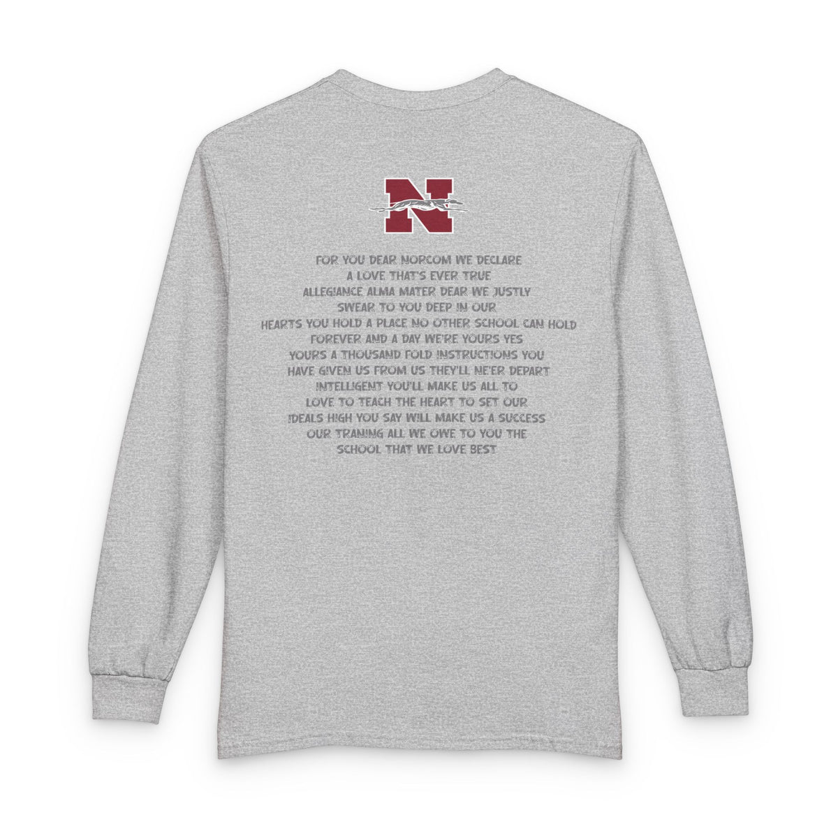 Norcom Love Long Sleeve Tee — 'LOVE NORCOM Est. 1913' School Spirit Shirt