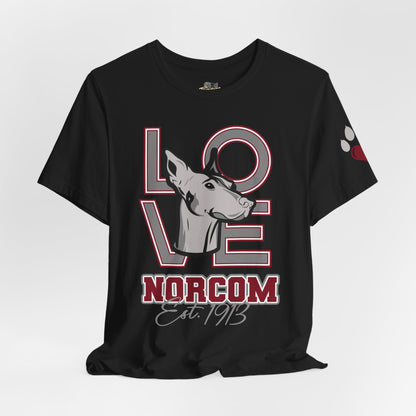 LOVE Norcom Dog T‑Shirt — Established 1913 Dog Lover Tee