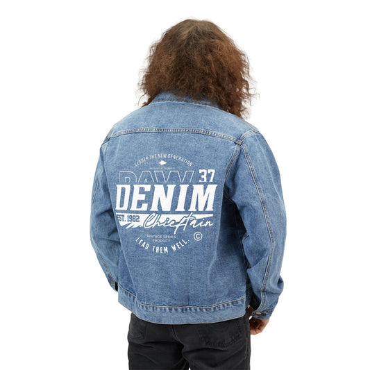 Men's Denim Jacket with Vintage Design - Casual Style for Everyday Wear