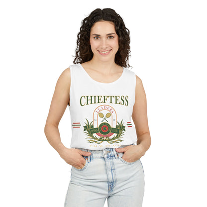 Chieftess Tennis Club Garment-Dyed Tank Top