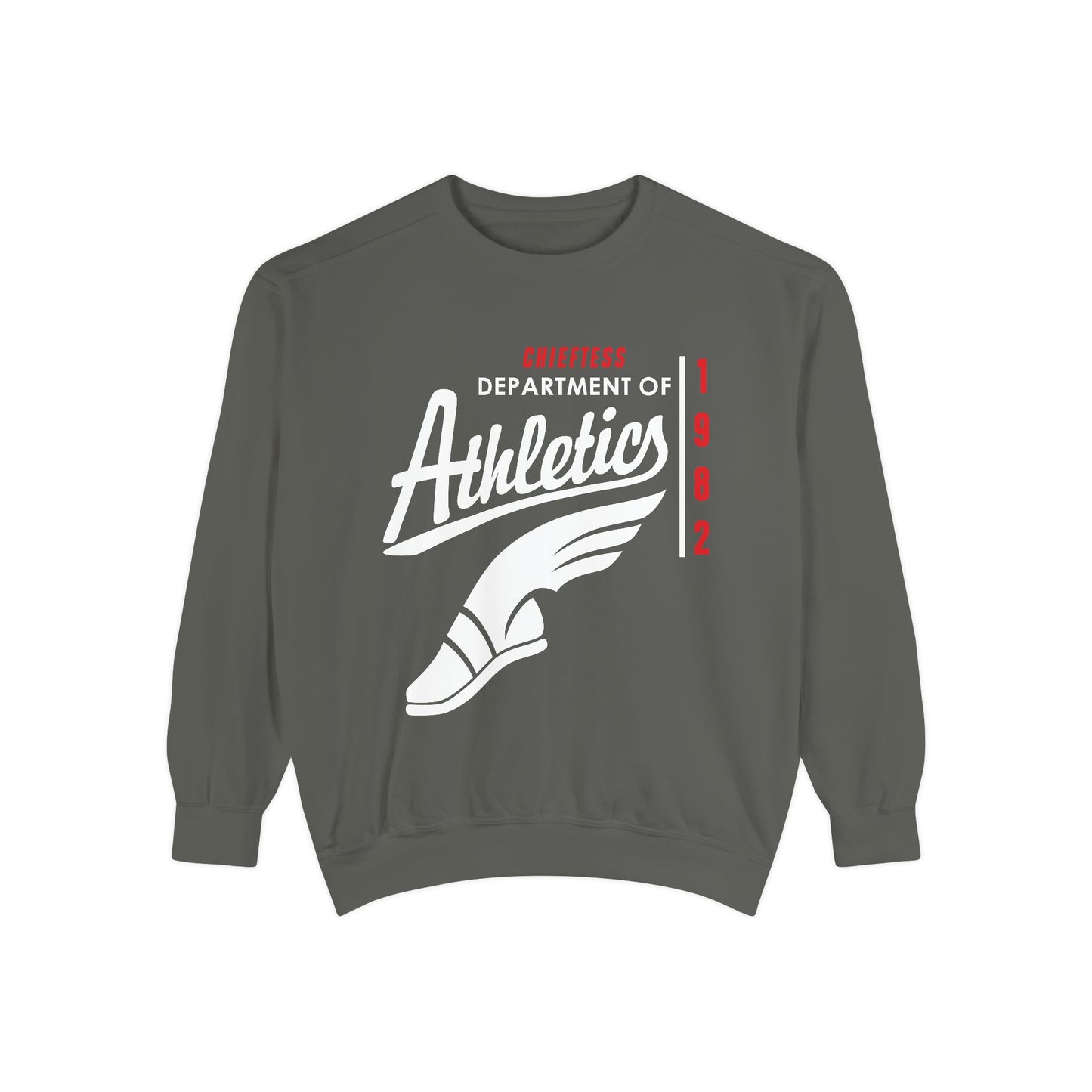 Vintage Chieftess  Athletics Unisex Sweatshirt - Department of Athletics 1982