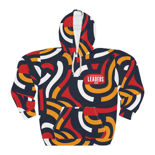 Colorful Abstract Leaders Unisex Pullover Hoodie