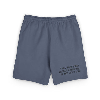 Chieftain Athleisure Sweat Shorts —Panther Emblem Casual Fleece Shorts
