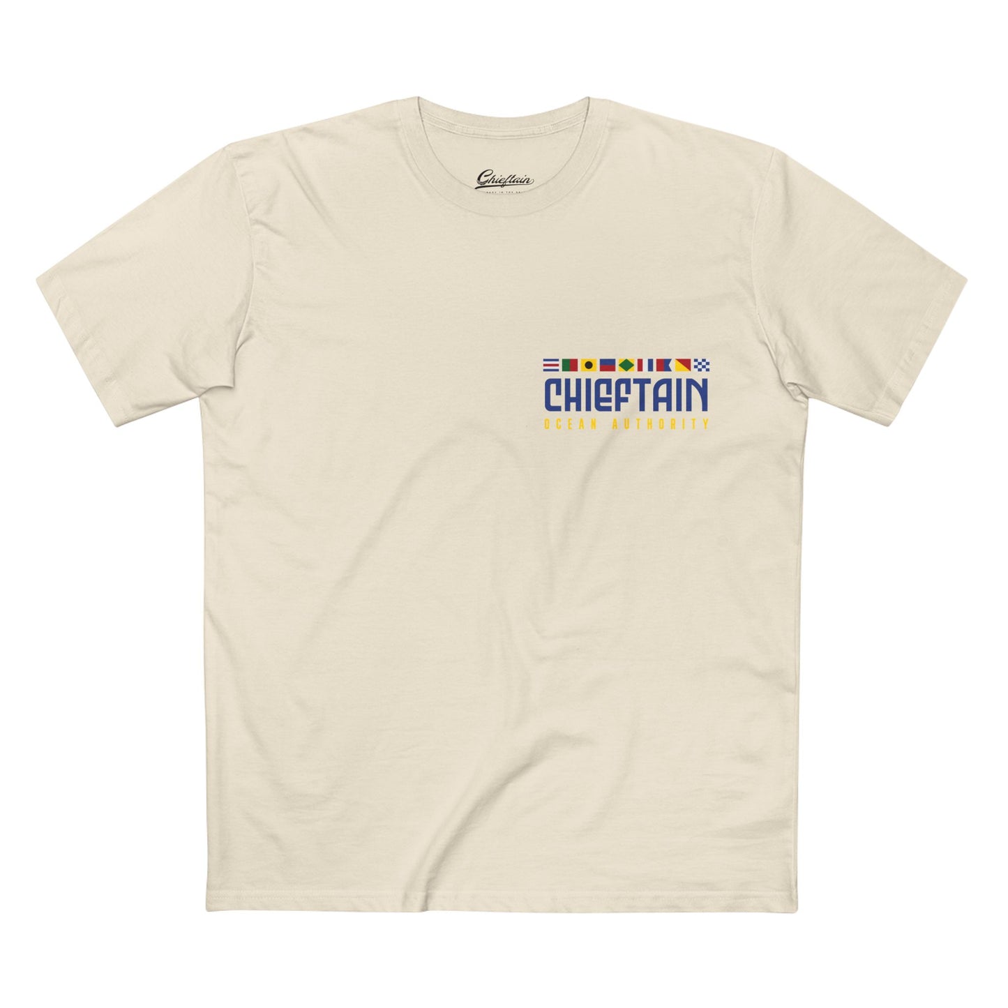 Chieftain Sailing Tee — Captain of the Ship Nautical Graphic T‑Shirt