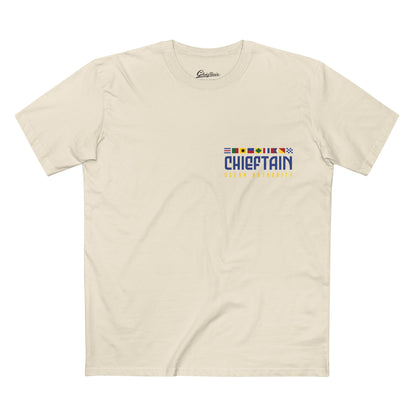 Chieftain Sailing Tee — Captain of the Ship Nautical Graphic T‑Shirt