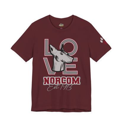 LOVE Norcom Dog T‑Shirt — Established 1913 Dog Lover Tee