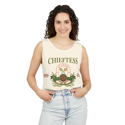 Chieftess Tennis Club Garment-Dyed Tank Top