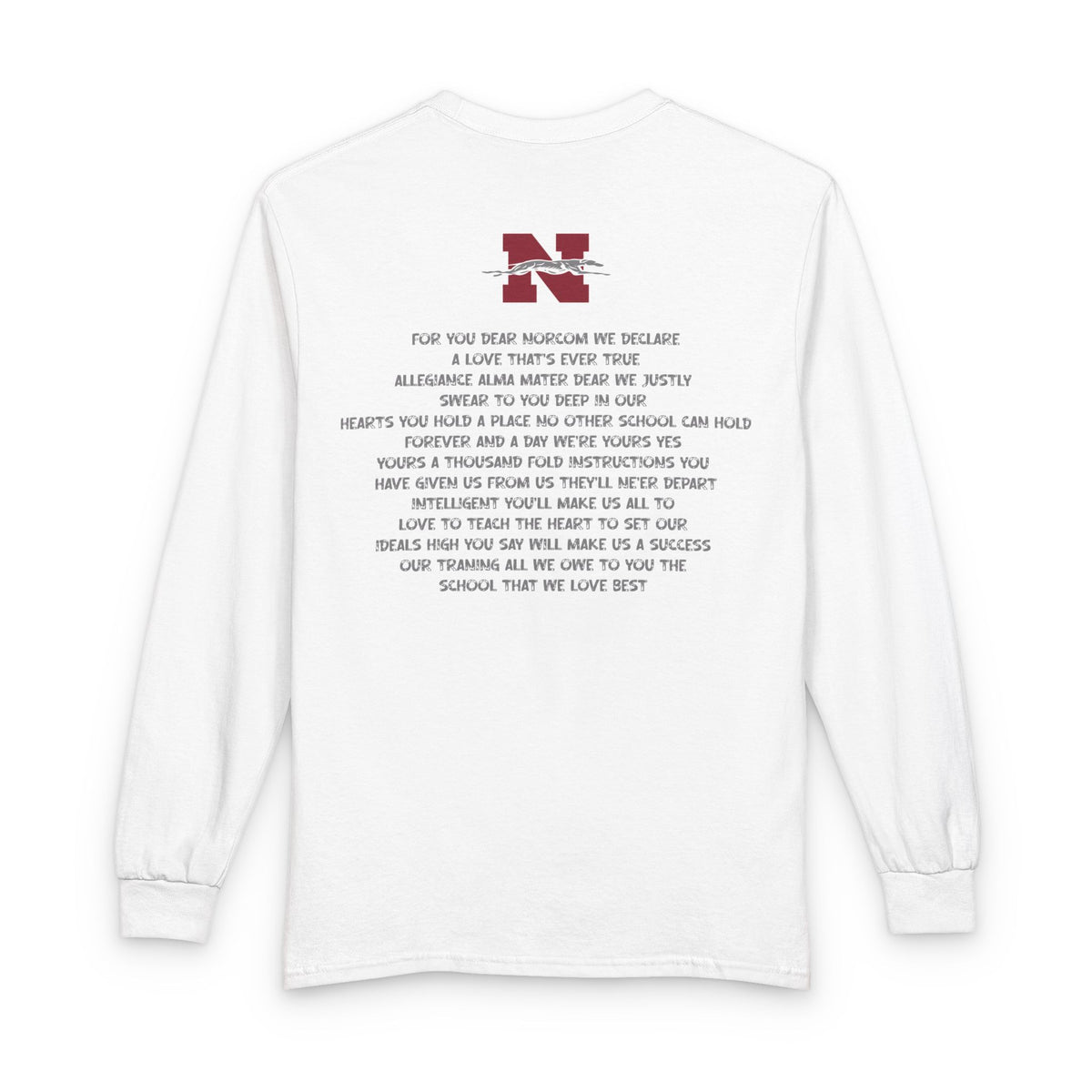 Norcom Love Long Sleeve Tee — 'LOVE NORCOM Est. 1913' School Spirit Shirt